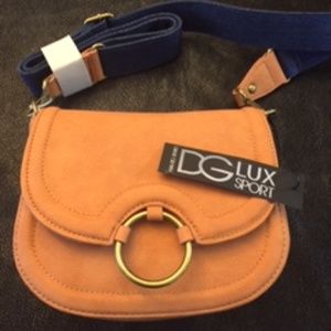 Diane Gilman- NWT Designer style shoulder purse bag-TAN